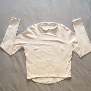 Lulu Lemon white long sleeve active wear.